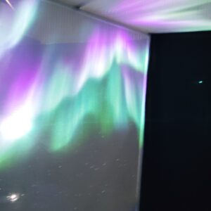 大南極展のオーロラ展示